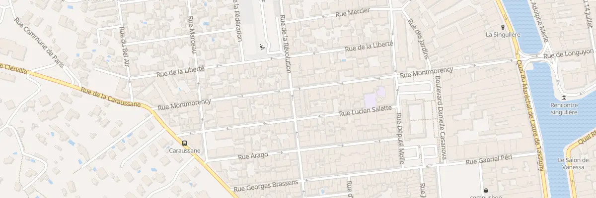 Plan du 26 Rue de la Révolution à Sète