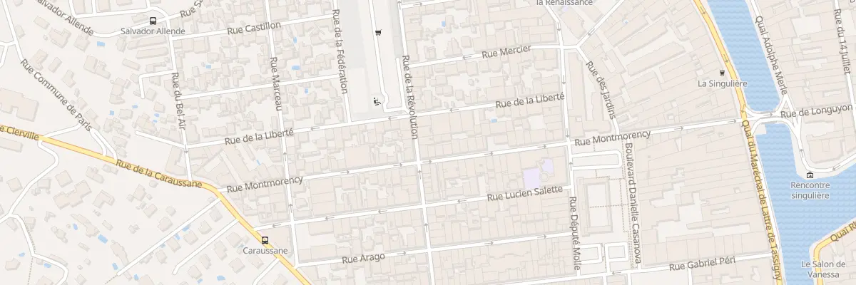 Plan du 30 Rue de la Révolution à Sète