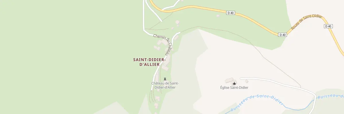 Plan du 5024 Le Bourg Saint Didier à Saint-Privat-d’Allier