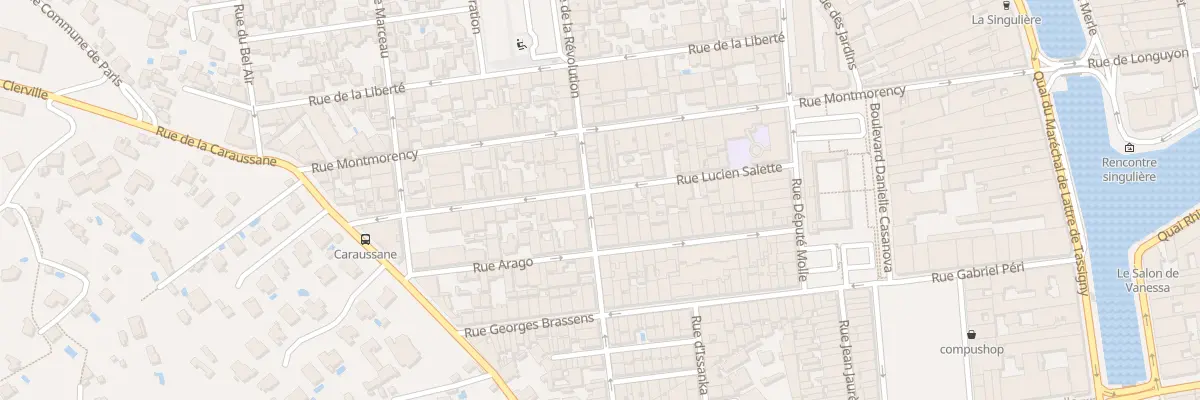 Plan du 20 Rue de la Révolution à Sète