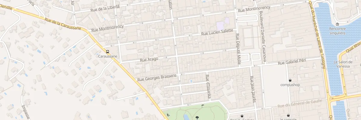 Plan du 12 Rue de la Révolution à Sète