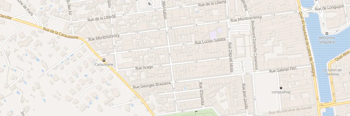Plan du 14 Rue de la Révolution à Sète