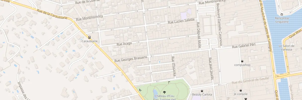 Plan du 10 Rue de la Révolution à Sète