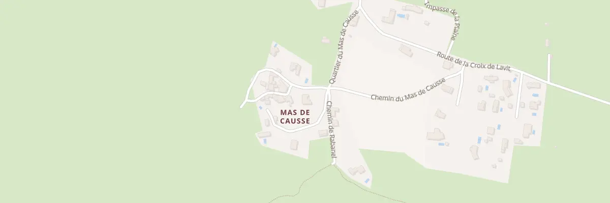 Plan du 31 Rue du Mas de Causse à Brissac