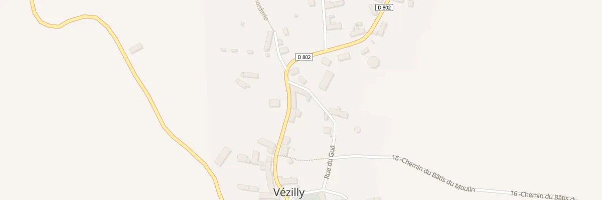 Plan du 6 Rte d’Arcis-le-ponsart à Vézilly