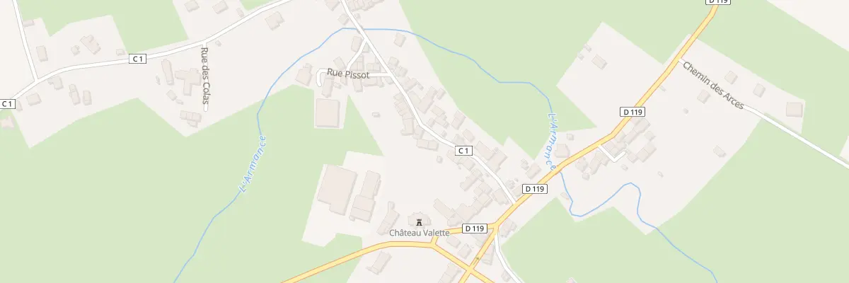 Plan du 11 Grande Rue à Nuars