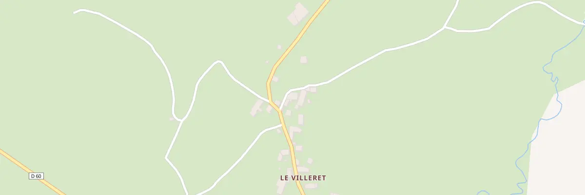 Plan du 5025 Le Villeret à Saint-Jean-la-Fouillouse