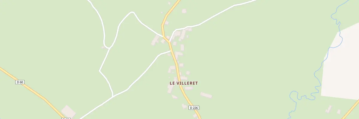 Plan du 5022 Le Villeret à Saint-Jean-la-Fouillouse