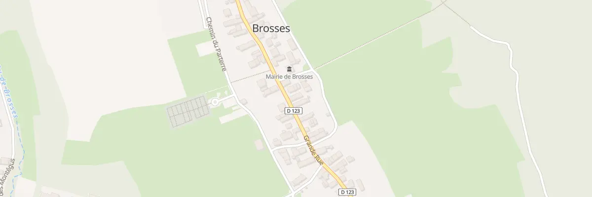 Plan du 26 Gr Grande Rue à Brosses