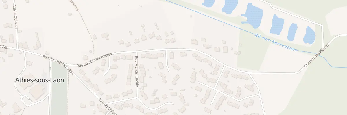 Plan du 3 Rue Jean Mermoz à Athies-sous-Laon