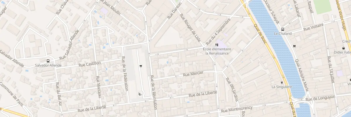 Plan du 11 Rue Daniel à Sète