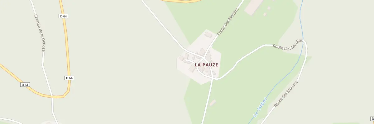 Plan du 502 La Pauze à Arconsat