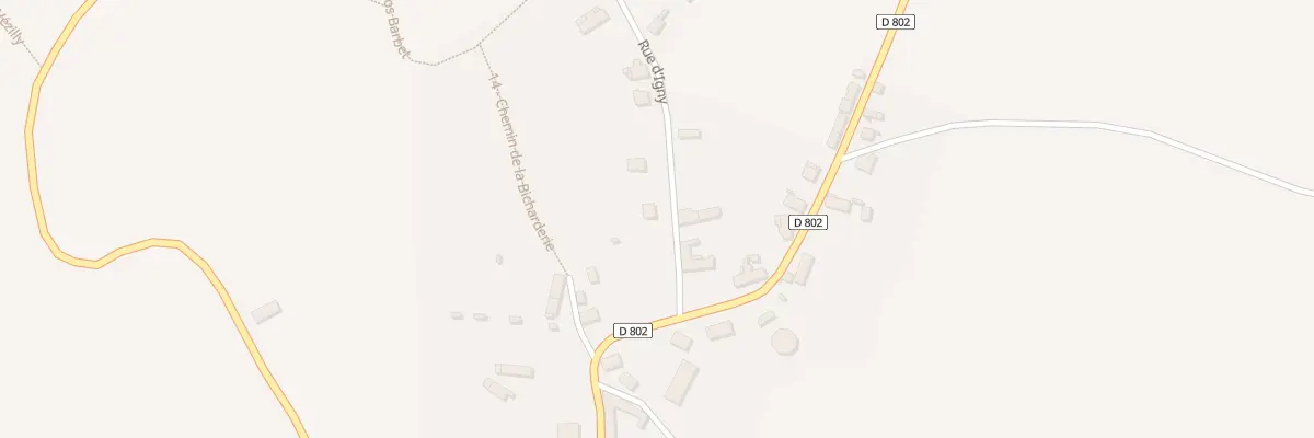 Plan du 3 Rue d’Igny à Vézilly