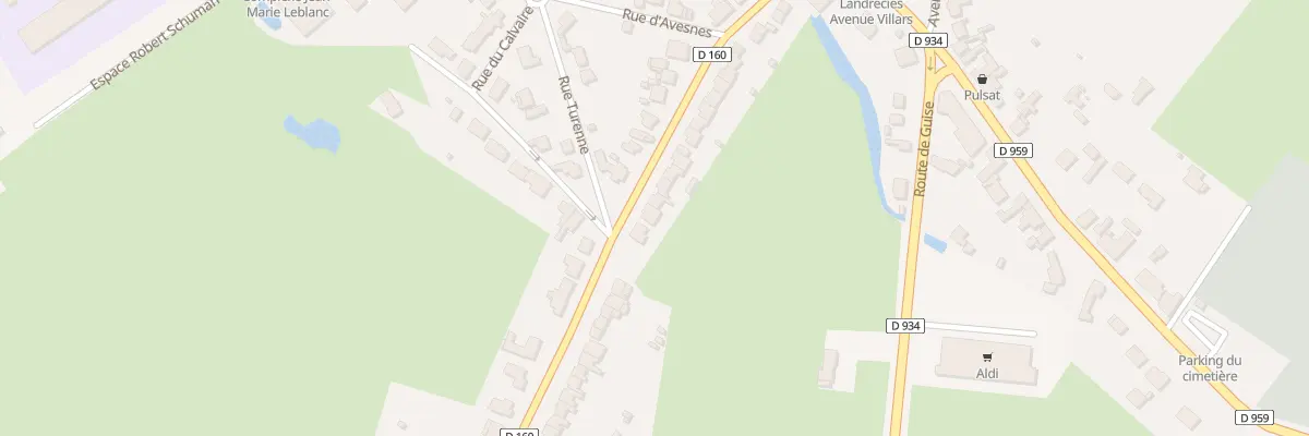 Plan du 36 Rue de la Folie à Landrecies