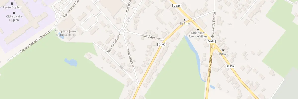Plan du 11 Rue de la Folie à Landrecies