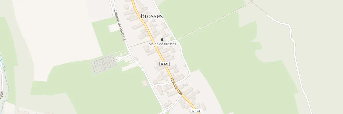 Plan du 24 Gr Grande Rue à Brosses