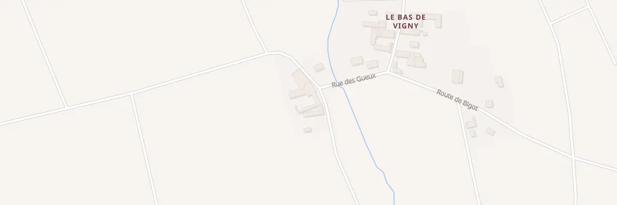 Plan du 2 Rue des Gueux à Venizy