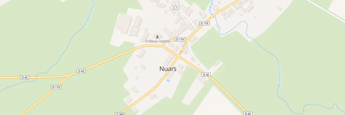 Plan du 24 Le Bourg à Nuars