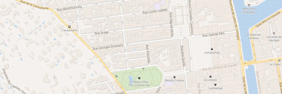 Plan du 6 Rue de la Fraternité à Sète