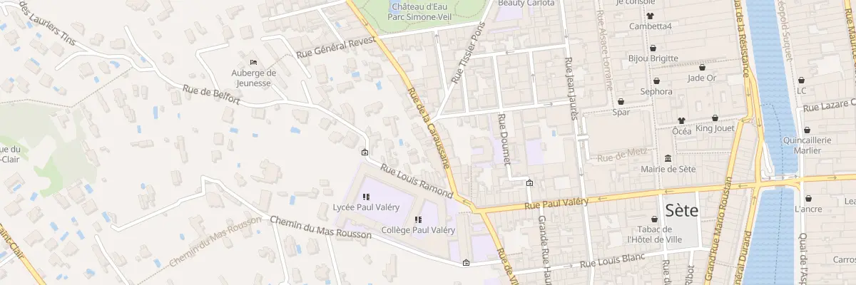 Plan du 20 Rue de la Caraussane à Sète