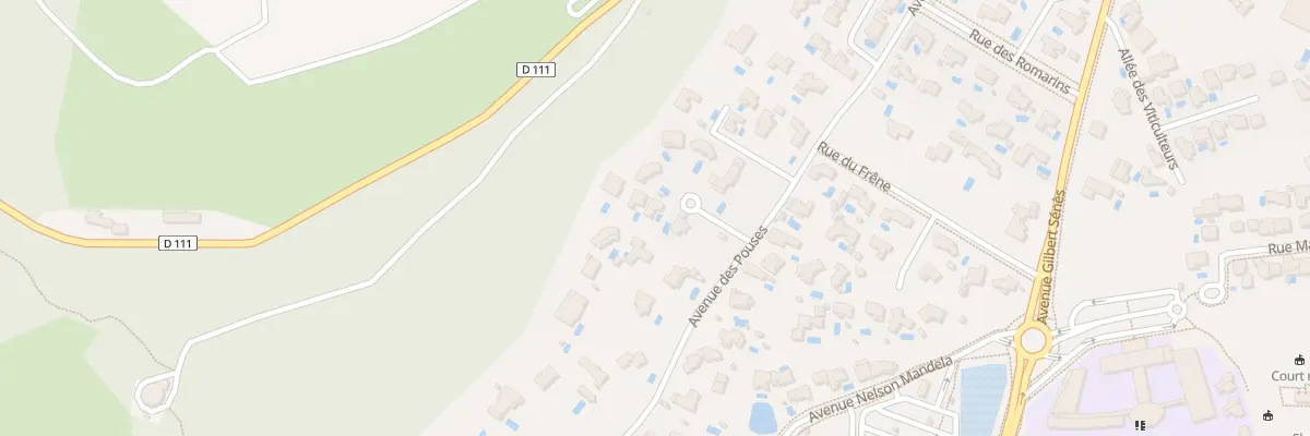 Plan du 3 Av des Pouses à Montarnaud