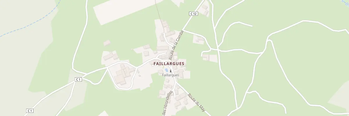 Plan du 5674 Faillargues à Marsac-en-Livradois