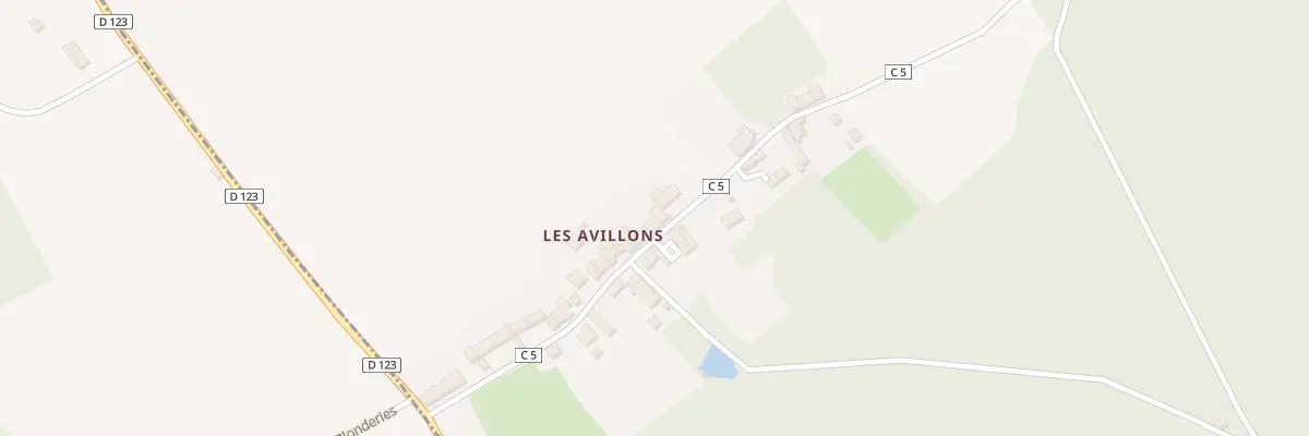 Plan du 33 Les Avillons à Mailly-la-Ville