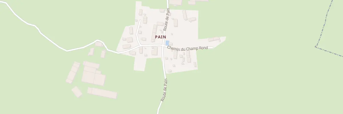 Plan du 24 Rte de Pain à Achun