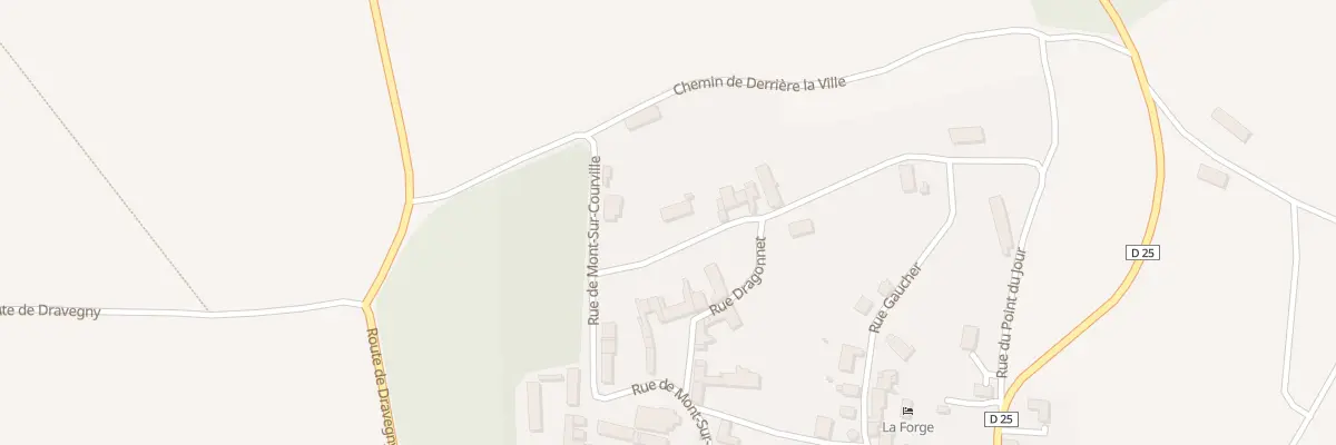 Plan du 5 Rue Dragonnet à Arcis-le-Ponsart