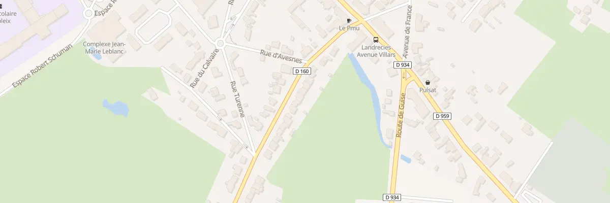 Plan du 20 Rue de la Folie à Landrecies