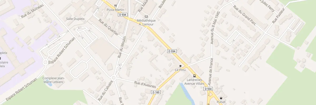 Plan du 7 Av de Villars à Landrecies