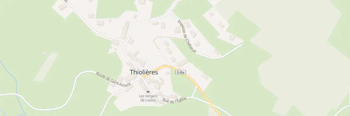 Plan du 5117 Le Bourg à Thiolières