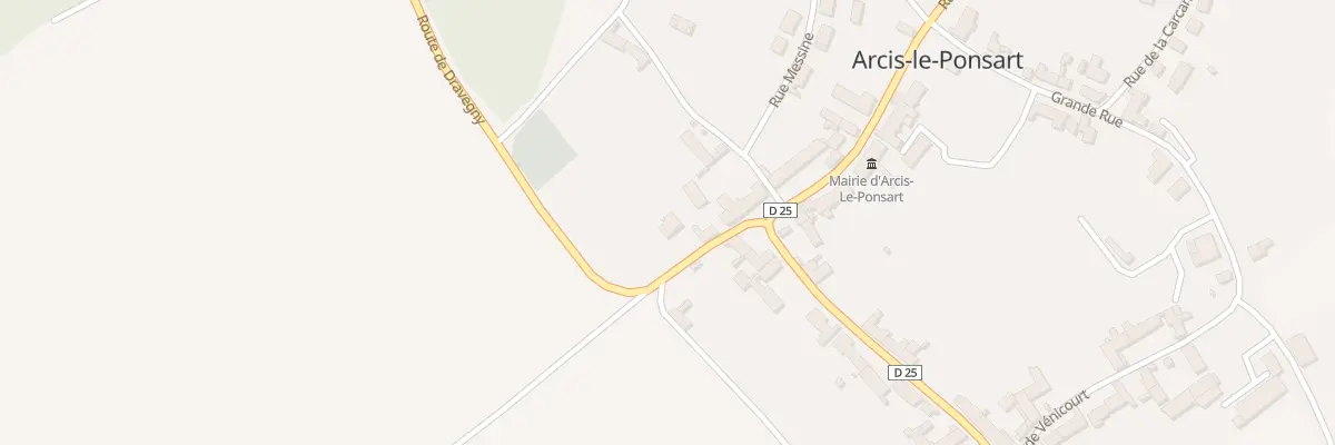 Plan du 8 Rte de Draveny à Arcis-le-Ponsart