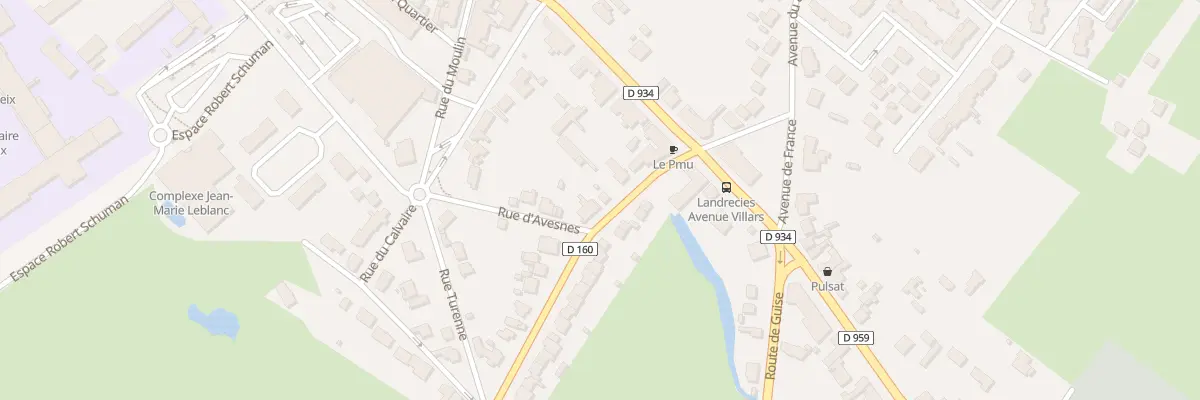 Plan du 5 Rue de la Folie à Landrecies