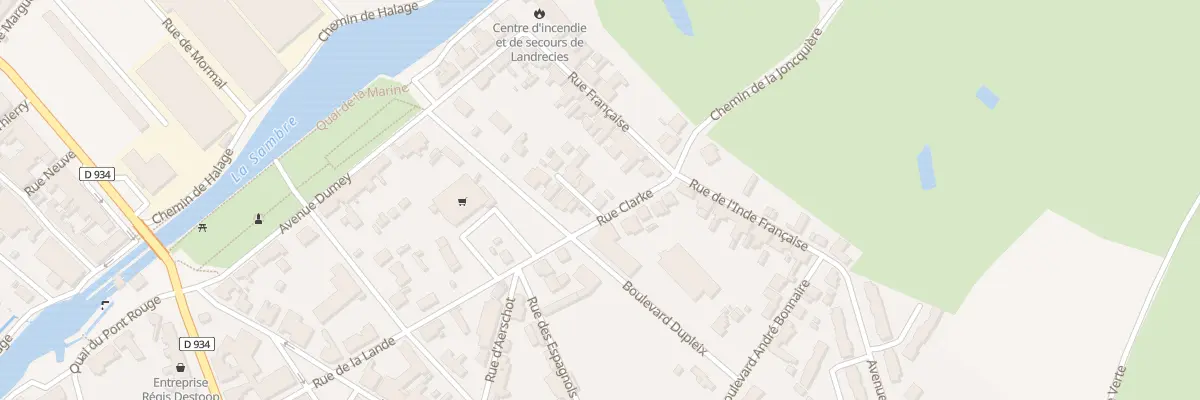 Plan du 3 Rue Clarke à Landrecies