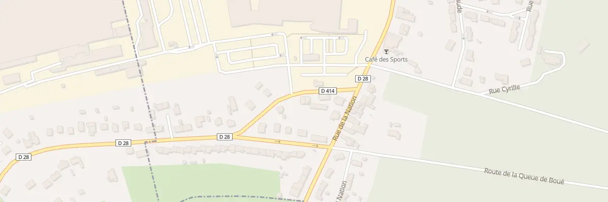 Plan du 3 Rue du Gard à Boué