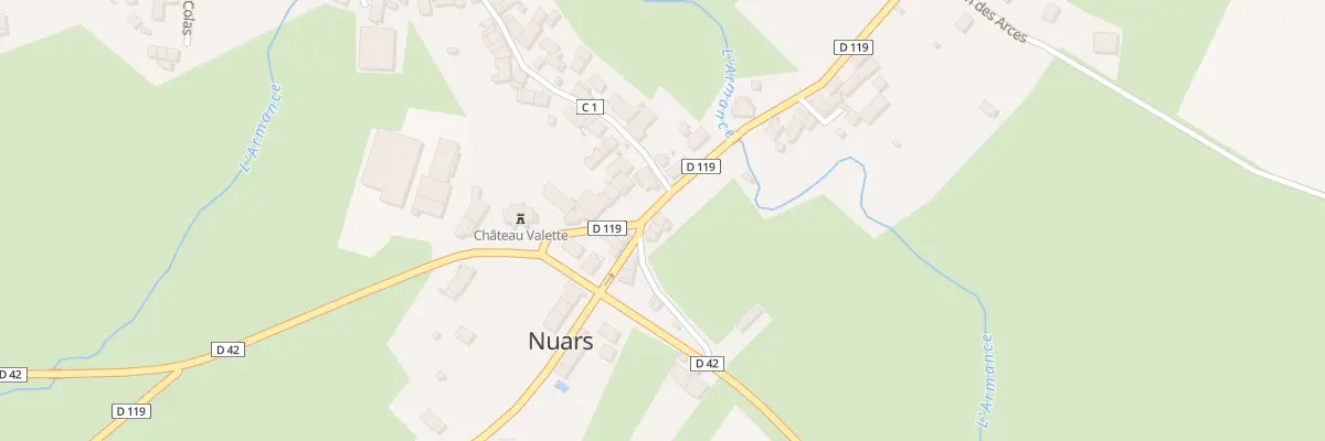 Plan du 135 Le Bourg à Nuars