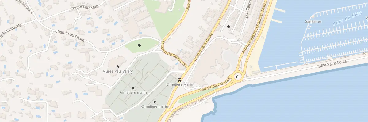 Plan du 24B Che de Saint Clair à Sète