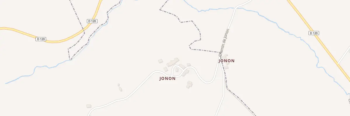 Plan du 7 Jonon au Mayet-de-Montagne