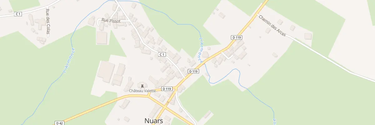 Plan du 3 Rte de Saint-Thibault à Nuars