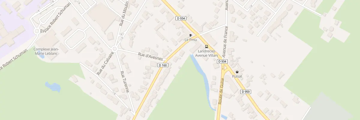 Plan du 6 Rue de la Folie à Landrecies