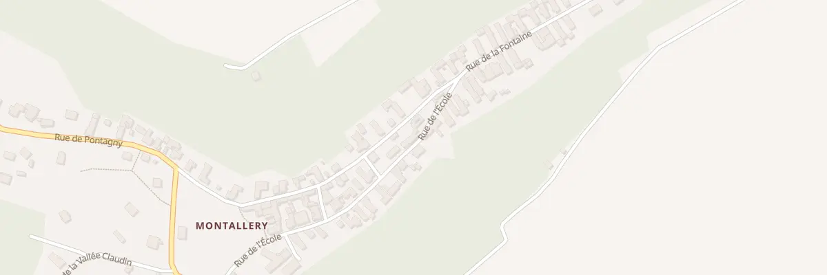 Plan du 33 Rue de l’Ecole à Venoy