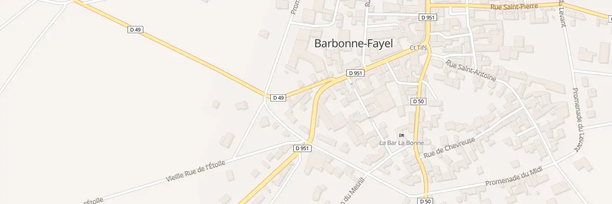 Plan du 54 Gr Grande Rue à Barbonne-Fayel
