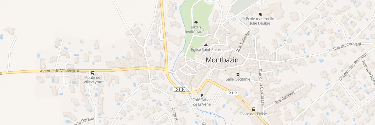 Plan du 11 Rue du Four à Montbazin