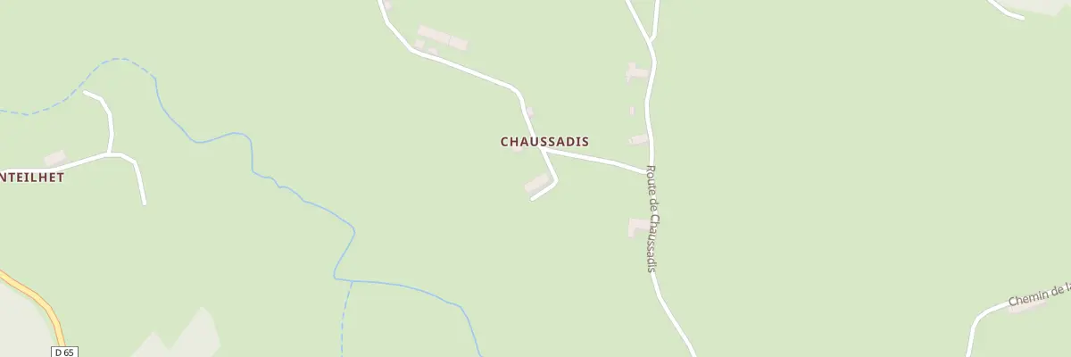 Plan du 5091 Chaussadis au Brugeron
