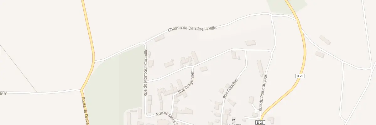 Plan du 9 Rue Dragonnet à Arcis-le-Ponsart