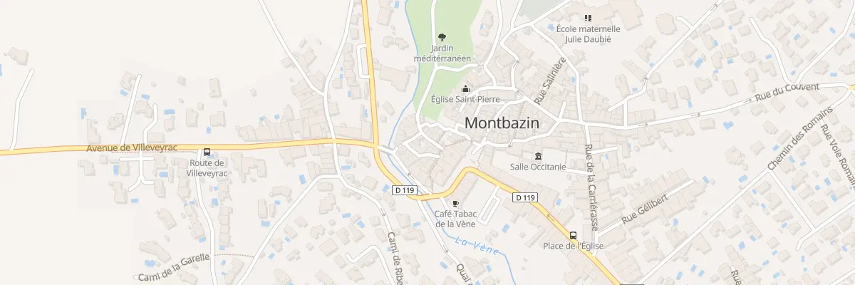 Plan du 15 Rue du Portail à Montbazin
