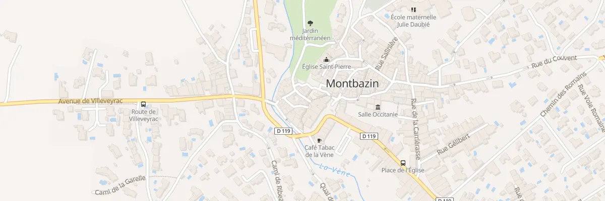 Plan du 13 Rue du Portail à Montbazin