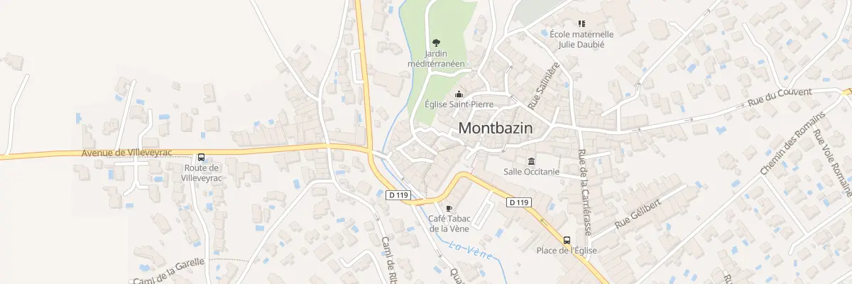 Plan du 10 Rue du Portail à Montbazin