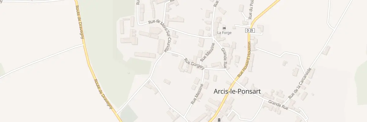 Plan du 5 Rue Gorgery à Arcis-le-Ponsart